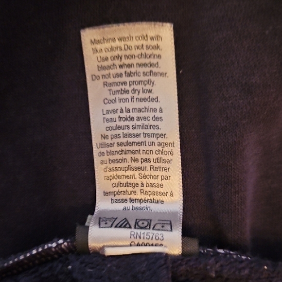 C9 by Champion, Boys Navy Blue Wide Leg Joggers, Elastic Waist, Sz 6-7 - Picture 6 of 6